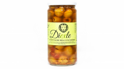 Aceitunas gordal con pimiento