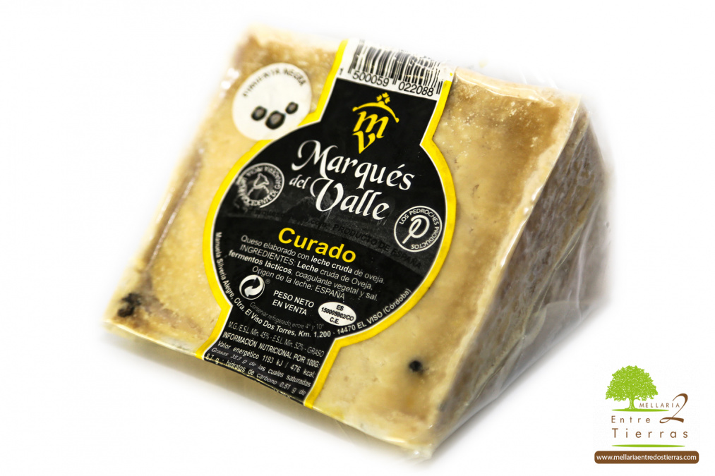 Queso Oveja Curado Pimienta Cuña